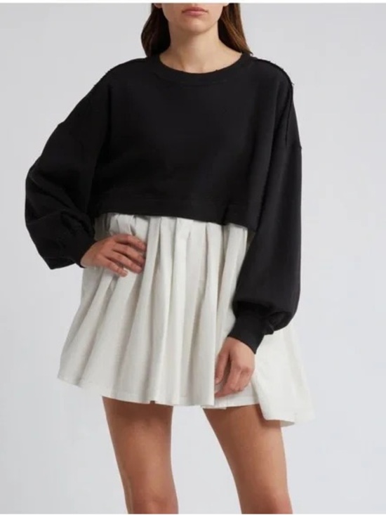 Free People Dresses & Skirts - Free People Elenor Sweatshirt Dress